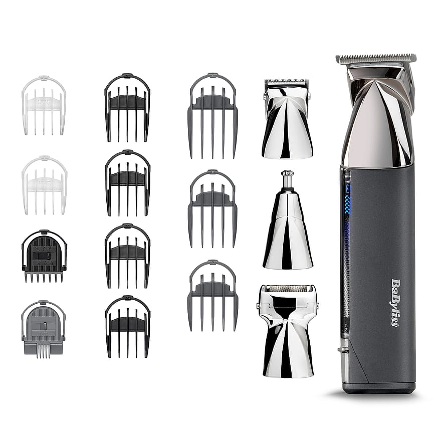 BaByliss Super X Metal 15-in-1 Cordless Multi Trimmer Chrome