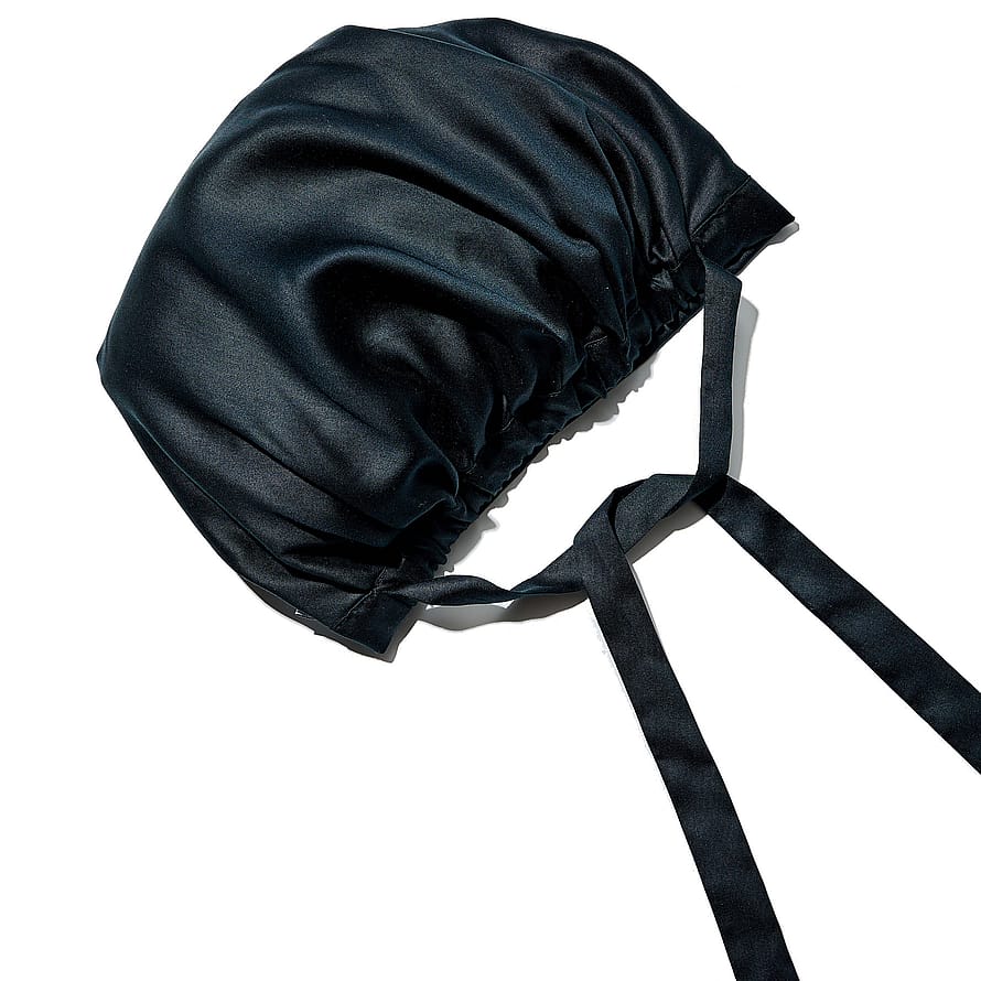 Hairlust Bamboo Hair Bonnet Black