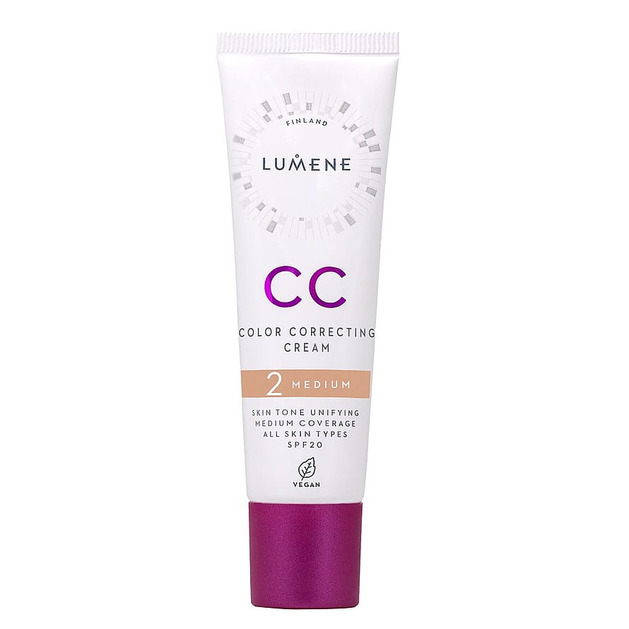 Lumene CC Color Correcting Cream SPF20 Foundation 2 Medium