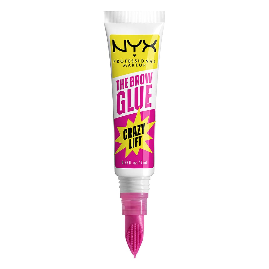 NYX PROFESSIONAL MAKEUP The Brow Glue Crazy Lift 01 Transparent