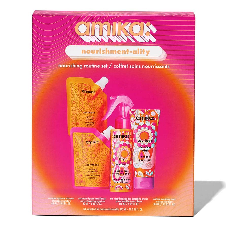 amika: Amika Signature Wash + Care Routine Set Gift Box